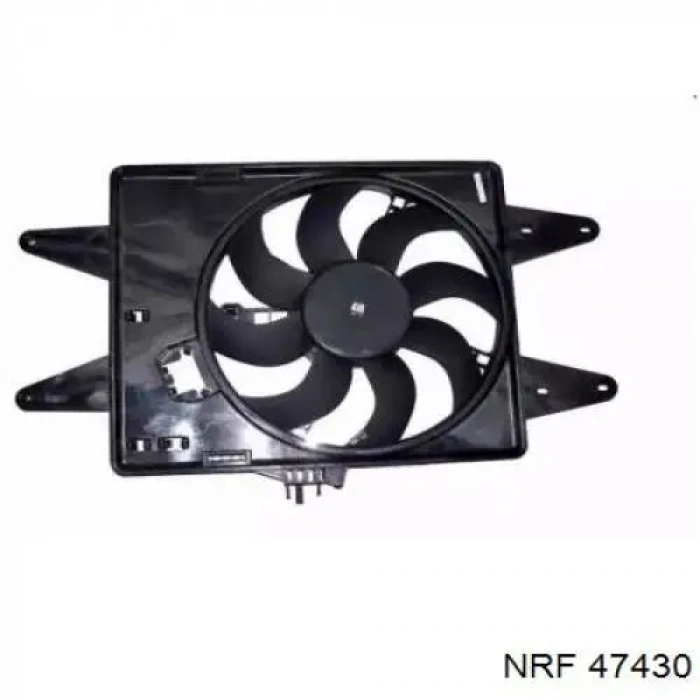 Fan Motoru Davlumbazlı (Teklı) Fıat Doblo 1,9D-1,3 Mjt 01- (Oem No: 46737733)
