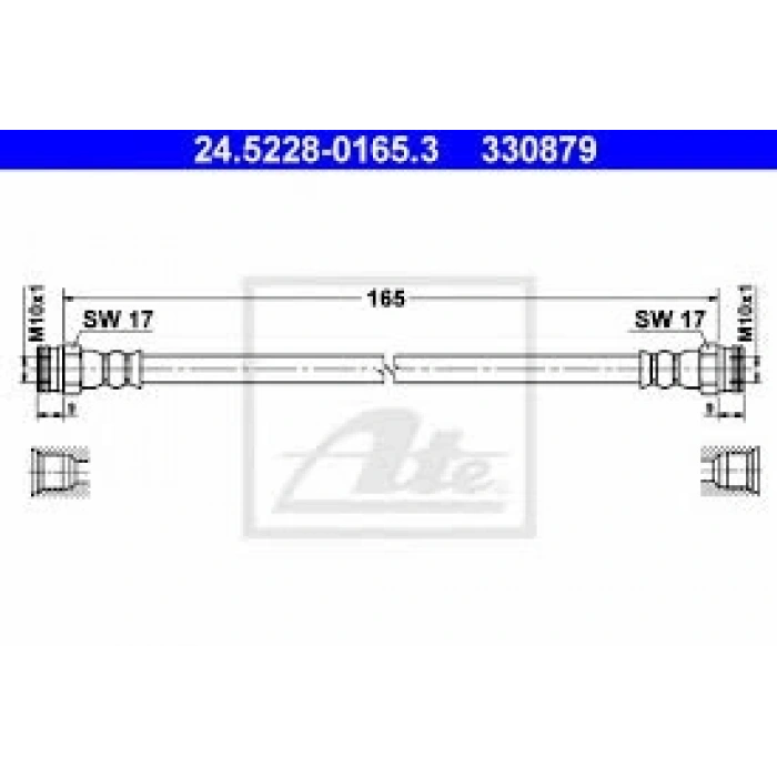 Hortum Fren Panda 03-12 Arka (Oem No: 46803893)