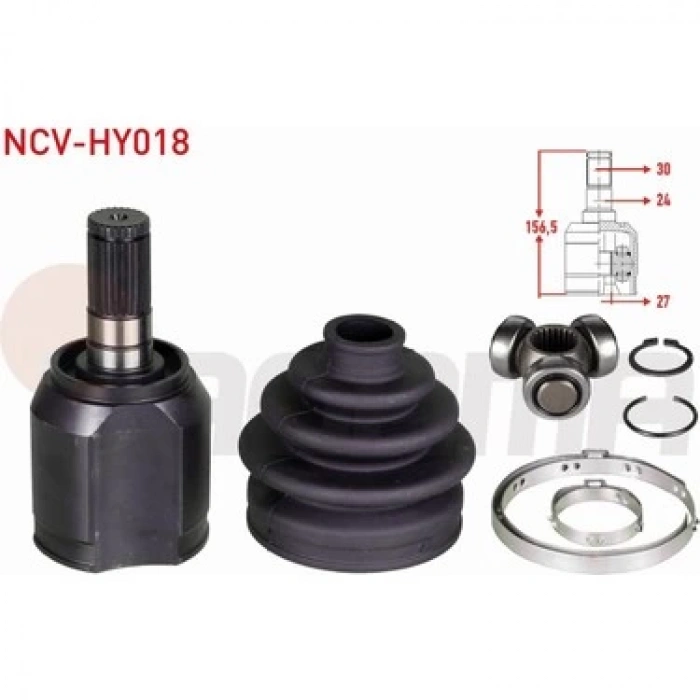 Aks Kafası İç İ30 12-17 / Dizel27×24X30 (Oem No: 49536-A6202)