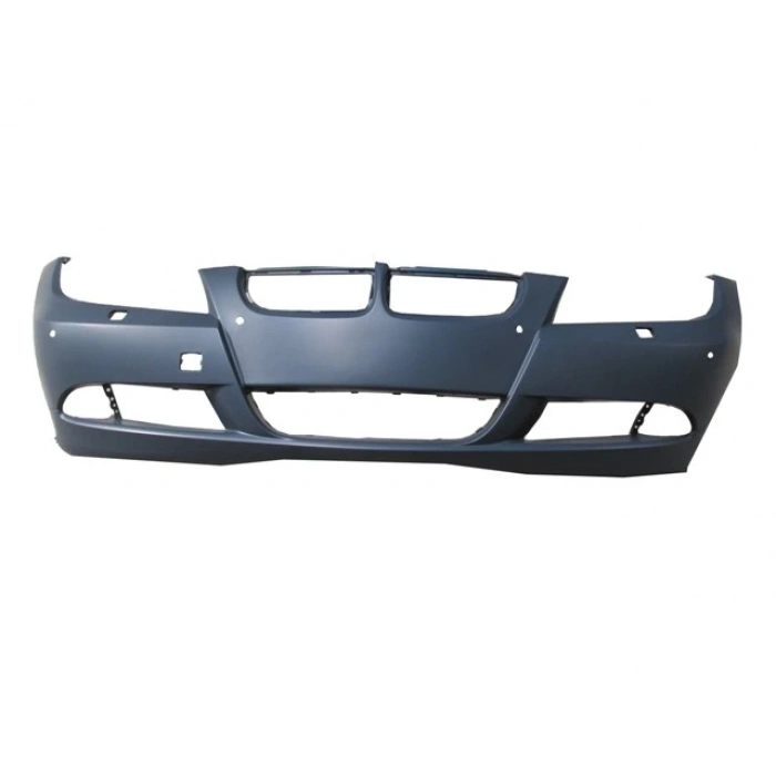 Bmw 3 Serı- E90- 05/09; Ön Tampon Koyu Gri/Astarlı (Sis/Sensör/Far Yıkama Delikli Tw) (Oem No: 51117170053)