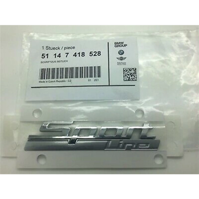 Yazı Sport Lıne Bmw F20-F20 Lcı-F21-F21 Lcı-F30-F30 Lcı-F31-F31 Lcı-F34-F34 Gt-F35-4F32-F32 Lcı-F33-F33 Lcı-F36 Gran Coupe Bm 10-18 (Oem No: 51147418528)