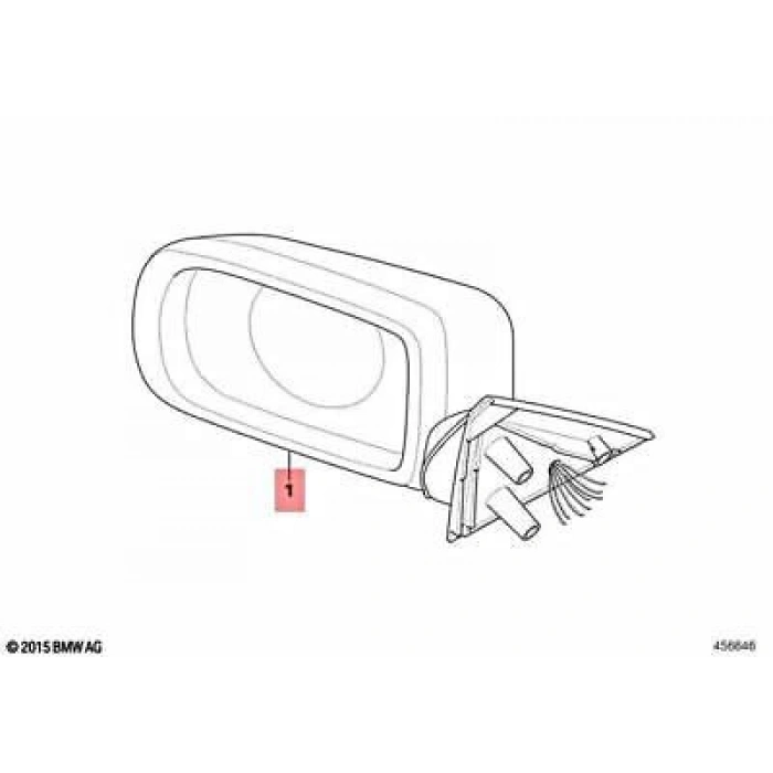 Dıs Dıkız Aynası Sag Elektrikli Katlanir Isitmali Hafizali Kör Noktali Sdn Bmw E39 Bm 1997-2002 (Oem No: 51168266600)