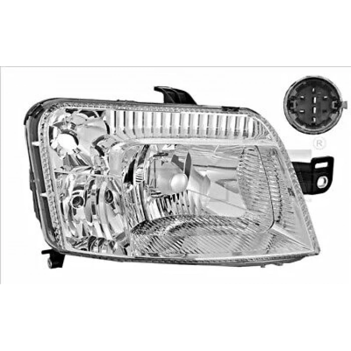 Fiat Panda  Far Sol Far Ece.Elektrikli W S Motor (Oem No:51867677)