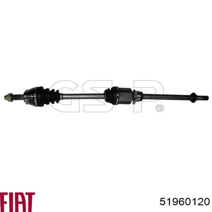 Aks Komple Ön Lınea 07Sonrası / Sağ 1.3Jtd 90Hp Euro 4 949Mm (Oem No: 51960120)