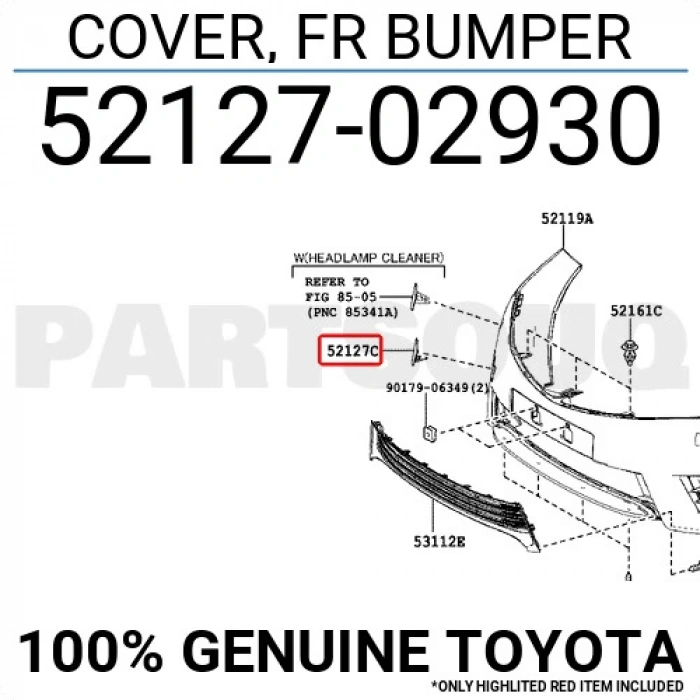 Çekı Demır Kapagı Japon Corolla Bm 16-19 (Oem No: 52127-02930)