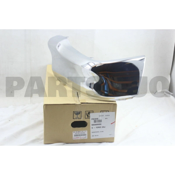 Toyota Hilux Revo (2015 Yılında Çıkan Kasa) Tampon Bakaliti Arka Sol Nikelaj Actıve (Oem No: 52152-0K050)
