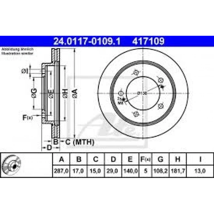 Fren Dıskı Ön . Japon Grand Vıtara (Ft) : Vıtara (Td) 2.5 V6 96-98 1.6 98-05 (Oem No: 55211-65D01)