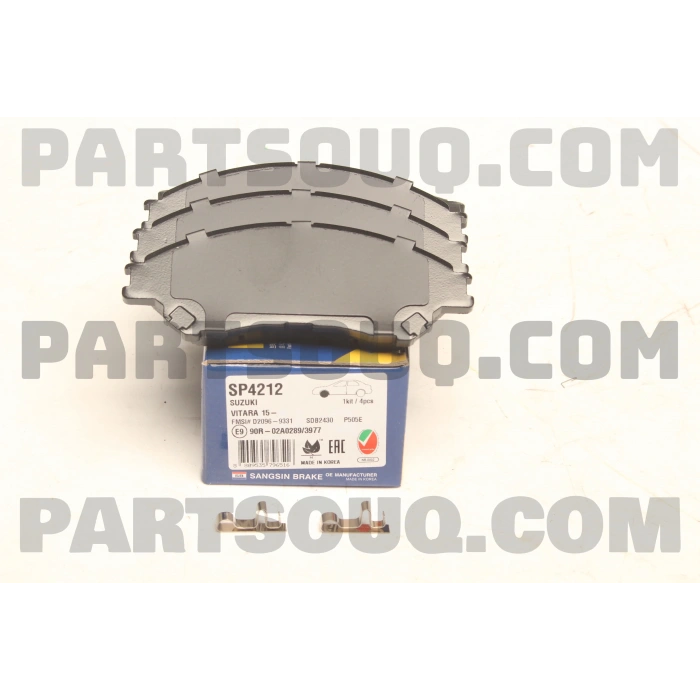 Fren Balatası Ön . Japon Vıtara (Ly) : Sx4 S-Cross (Jy) 13- 1.4 T1.6:1.6 Ddis 15- (Oem No: 55810-61M01)