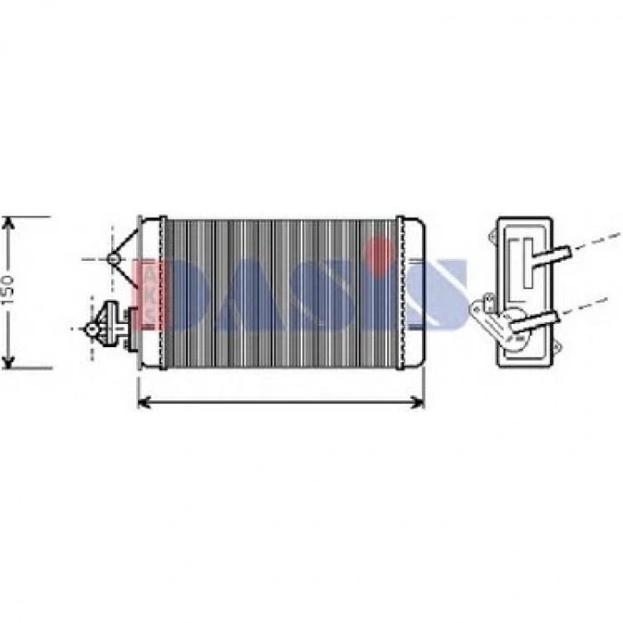 Radyatör Kalorifer Uno 70  94-00 Mekanik (Oem No: 5955358)