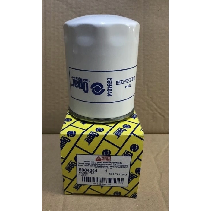 YAĞ FİLTRESİ BRAVA / BRAVO / TEMPRA / TIPO / UNO / SLX / PALIO / PUNTO / MAREA / PANDA 93-10 1.4-1.6 (Oem No: 5984044)