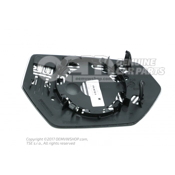 Seat Leon Elektrıklı Ayna Camı 2021--Den İtibaren; Isıtmalı Sol 5Fa857521A (Oem No: 5Fa857521A)