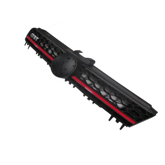 Volkswagen Golf- 7- 13/17; Ön Panjur Siyah Kırmızı Çıtalı (Gtı) (Tw) (Oem No: 5G0853651Ajbtu)