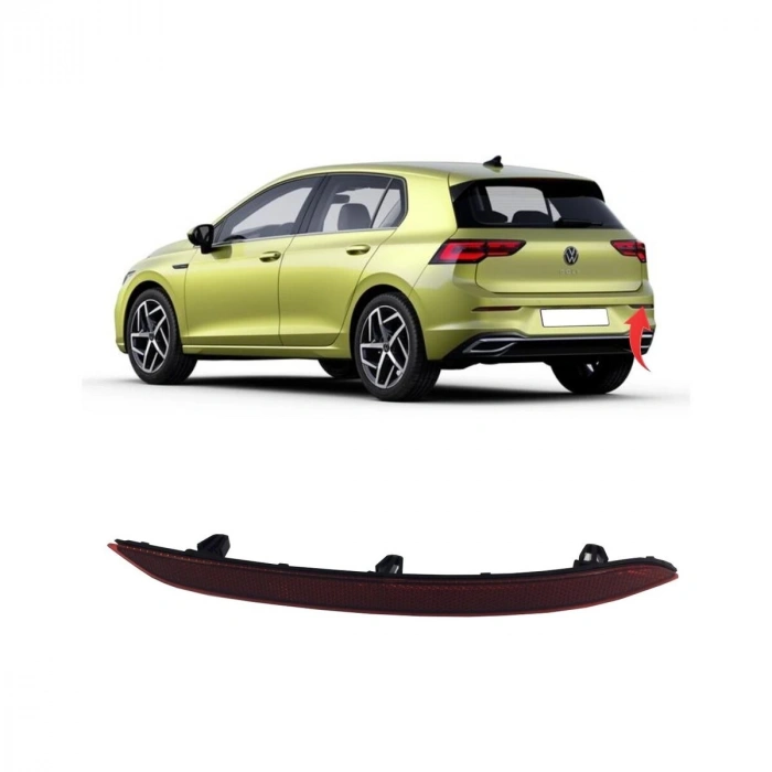 Tampon Reflektörü Arka Sağ Vw Golf8 Bm 20- (Oem No: 5H0945106)