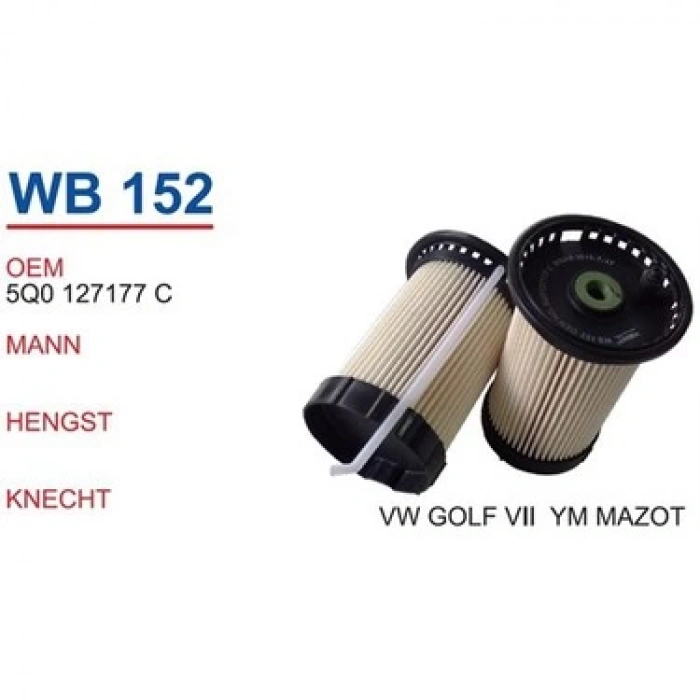 Yakıt Filtresi (Mazot) Golf7 / A3 / Leon / Passat / Tiguan / Caddy 13Sonrası Ckfc-Clha-Crbc-Crkb-Cayd-Crlb-Ddya 1.6 Tdi-2.0 Tdi *Oe* Kısa Tahliyeli (Oem No: 5Q0127177C)