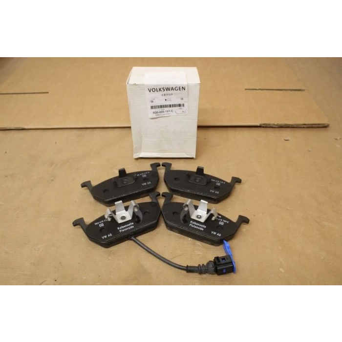 Fren Balata Golf6 12Sonrası / Octavıa 12Sonrası / Leon 12Sonrası Fişli Ön (Oem No: 5Q0698151C)