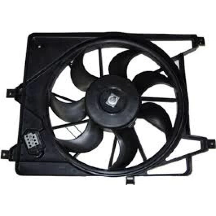 Fan Radyatör Logan 2004-2012 Sandero 2008-2013 1.4-1.6 16V Davlumbazlı Rezistanslı (Oem No:6001550769) (Adet)