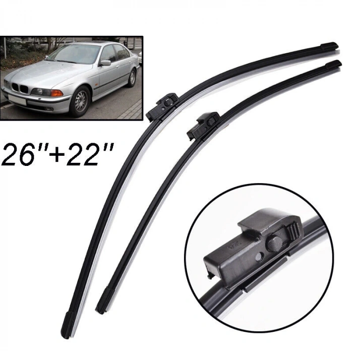 Sılecek Süpürgesı Ön Takım 61619070579 --- ( 650 / 525 Mm ) Bmw E39 Bm 96-03 (Oem No: 61619070579)