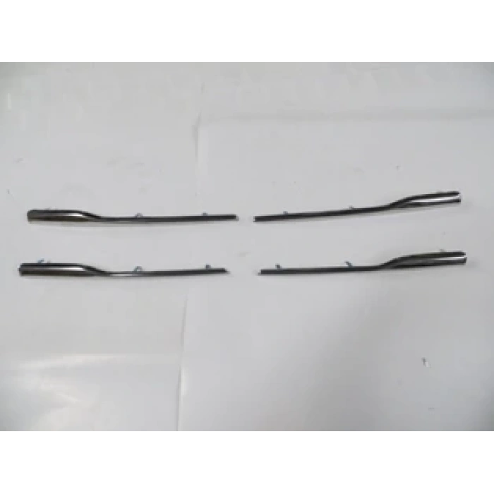 Dacıa Sandero- 13/16; Ön Panjur Nikelaj Çıtası 4 Parça (Set) (Tyg) (Oem No: 620724784R)