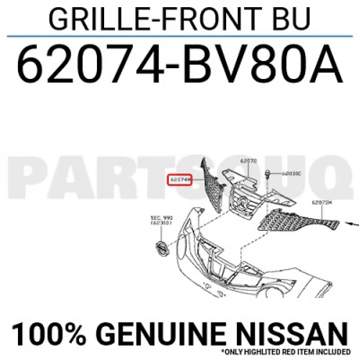 Panjur Juke 14-18 Sağ (Oem No: 62074-Bv80A)