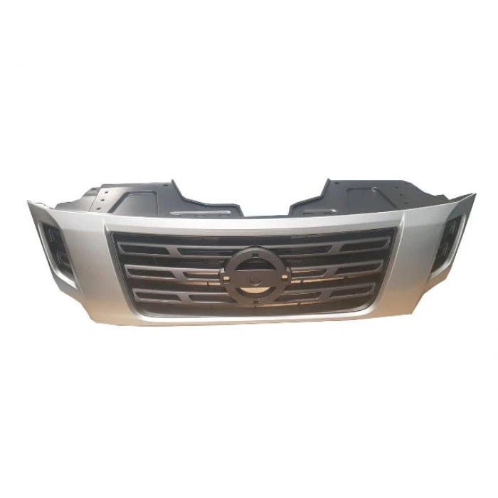 Nissan Navara 2016-2022 Ön Panjur İç - Dış Set Gümüş - Siyah (My) (Oem No: 62310-4Ja0B)