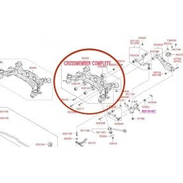 Travers Elantra 21Sonrası Ön (Oem No: 62405-Aa000)