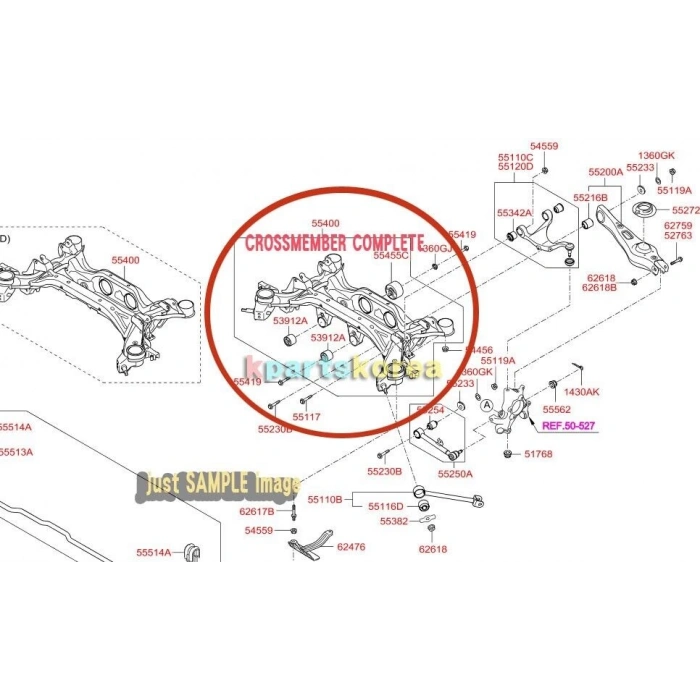 Travers Elantra 16-18 Ön None (Oem No: 62405-F2100-Jpı)