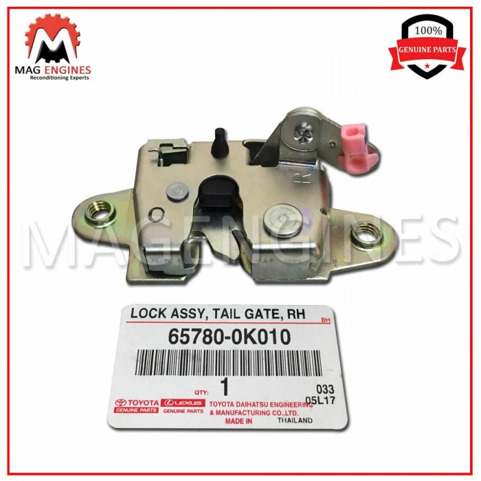 Kilit Bagaj Kapak Hılux 15Sonrası Revo Sağ (Oem No: 65780-0K010)