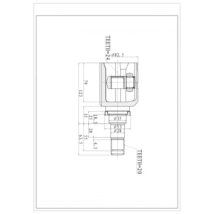 Aks Kafası İç Corolla 12 1.4 D-4D Ön Sağ 20X24X35 None (Oem No: 659222)