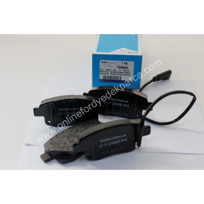 Fren Balatası Arka (Sacsız)(Ekonomık) Ford Transıt V-347 Bm 06-14 (Oem No: 6C11 2M008 Af)