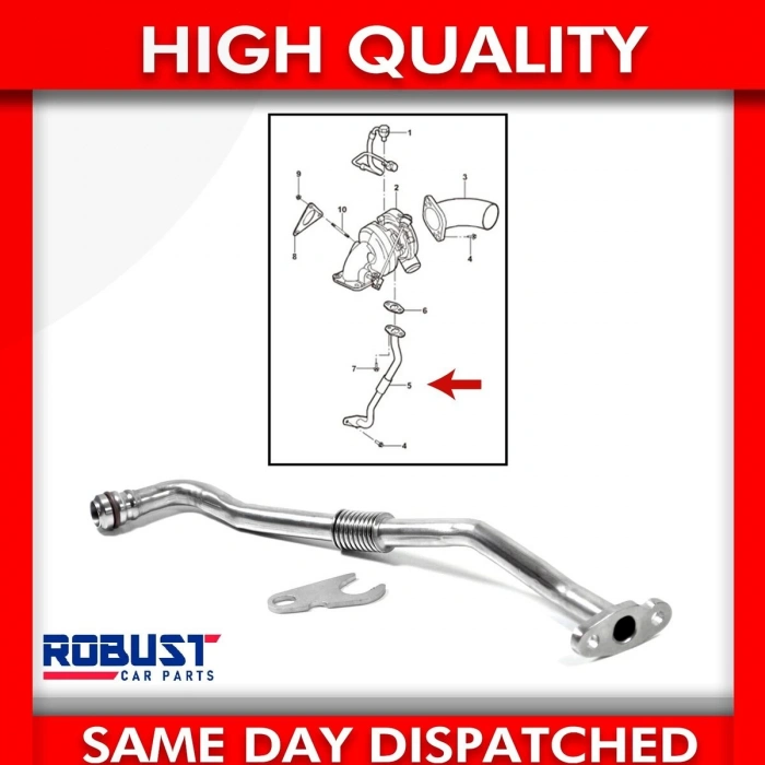 Turbo Yag Gerı Dönüs Borusu Ford Transıt V-347 Bm 06- (Oem No: 6C1Q 6K677 Cb)