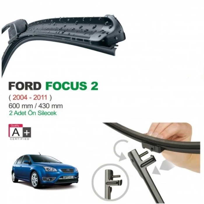Focus 2004  Silecek Süpürgesi Ön Takım Aerotwin  [650 475 Mm] (Oem No:6M6J S17528 Aa)