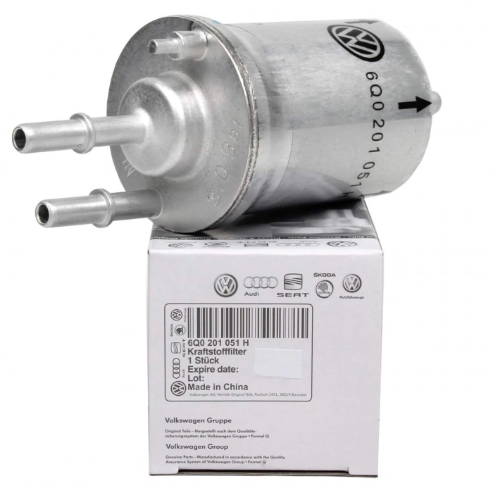 Yakıt Filtresi (Benzin) Polo / Cordoba / Fabıa 01Sonrası 1.2-1.4 16V Bby-Bky-Bzg-Azq-Bme (3 Bar) Supaplı (Oem No: 6Q0201051H)