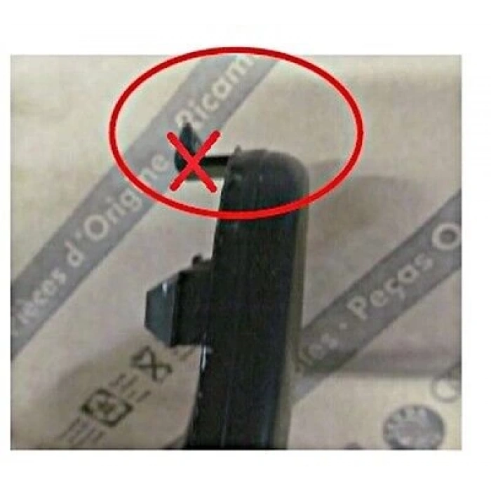 Volkswagen Polo 2002-2005 Tampon Bandı (Siyah) Arka (Oem No: 6Q6807423B41)