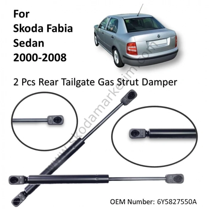 Bagaj Amortısörü Sedan Vw Fabıa Bm 99-07 (Oem No: 6Y5827550A)