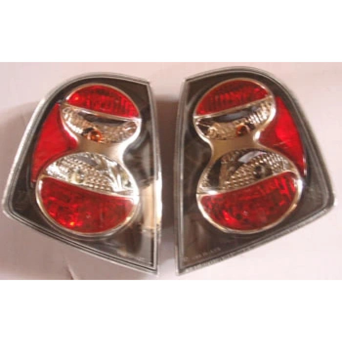 2001-2007 Skoda Fabıa Modifiye Stop Lambası Sağ-Sol Set 2 Parça Siyah-Kırmızı Hb Tyc Oem No: 6Y6945112Ms