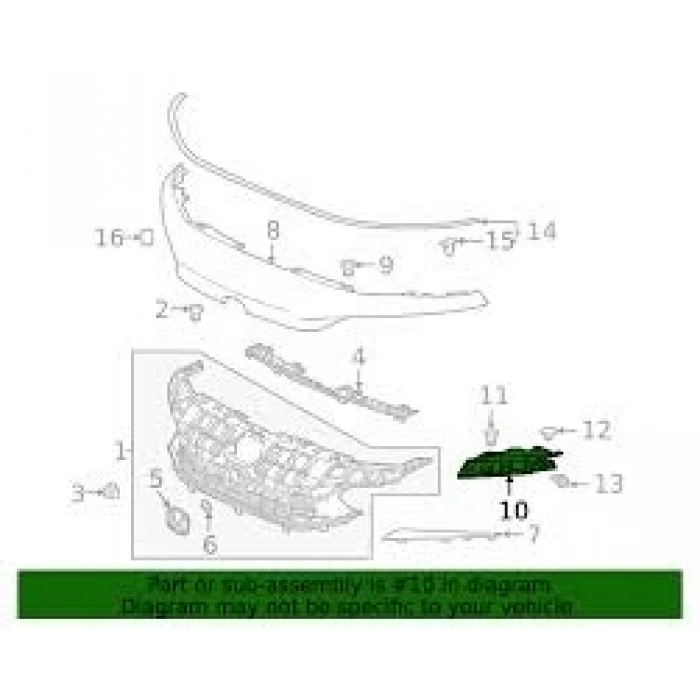Panjur Bakaliti Cıvıc 21Sonrası Üst Sol (Oem No: 71107-T20-A00)
