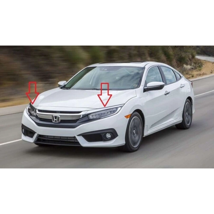 Çıta Panjur Cıvıc 16-21 Far Üstü Krom Sol None (Oem No: 71129-Tea-T01)