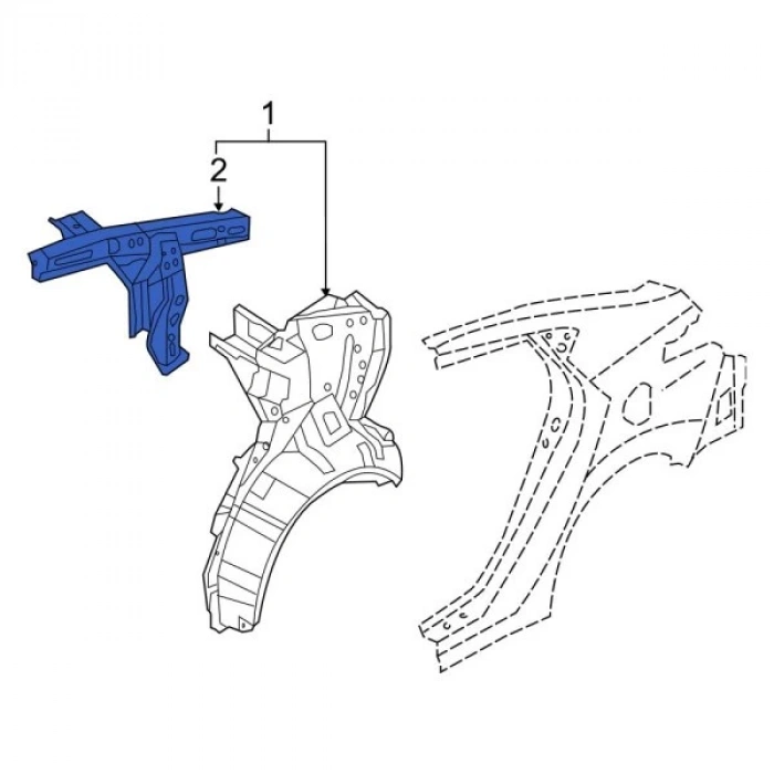 Çamurluk Elantra 11-16 Arka Sağ (Oem No: 71504-3Xc00)