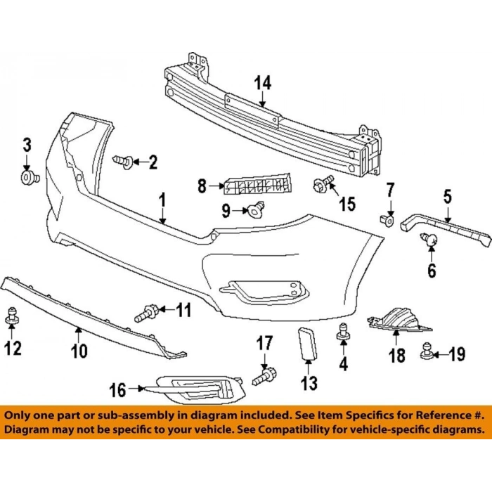 Tampon Bağlantı Braketi Cıvıc Arka 16-22 Fc5 Sol (Oem No: 71555-Tba-A00)