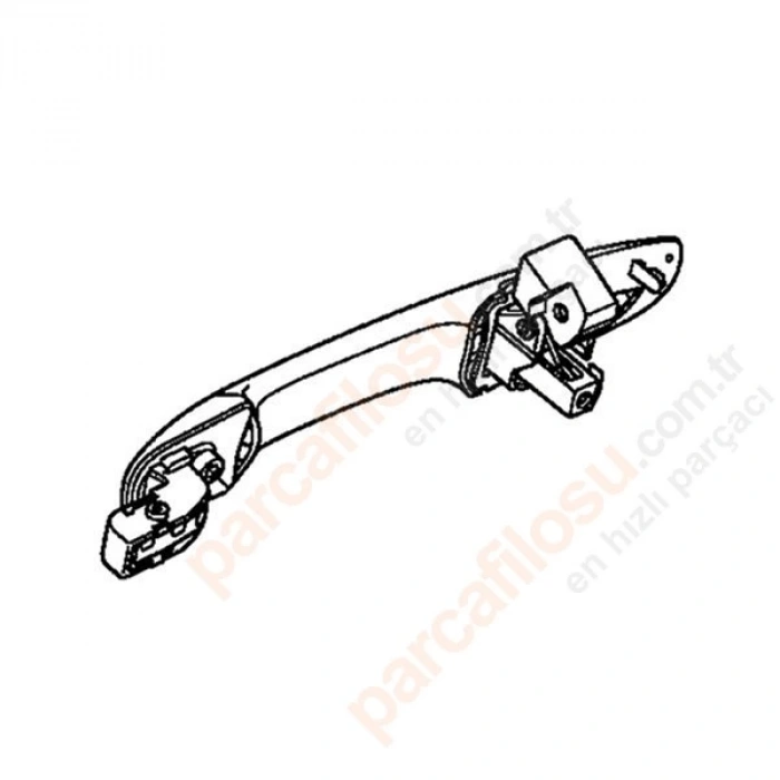 Kapı Kolu Cıty 09-13 Ön Dış Sağ Krom (Oem No: 72140-Tm0-T51)