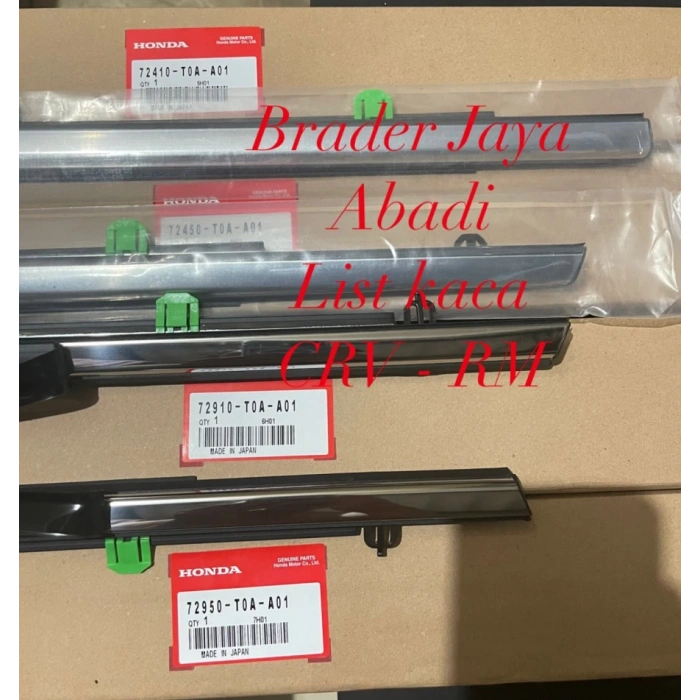 Cam Sıyırıcı Crv 18Sonrası Ön Kapı Dış Sağ (Oem No: 72410-Tny-J01)