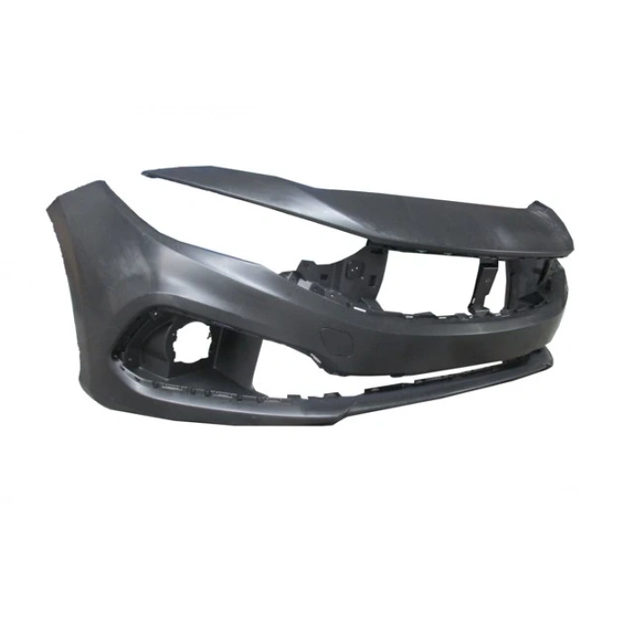 Fıat Egea- Sd/Hb- 21/24; Ön Tampon Siyah Takviyesiz (Çeki Demiri Kapaklı/Sis/Panjur Delikli) (Oem No: 735750650T)