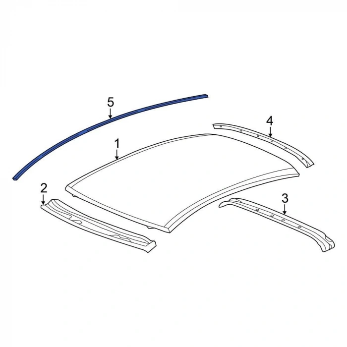 Çıta Tavan Oluk Cıvıc 16-21 Fc5 Sol (Oem No: 74316-Tba-A00)