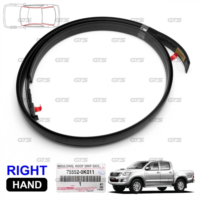 Çıta Tavan Oluk Hılux 07-14 Sağ (Oem No: 75551-0K011)