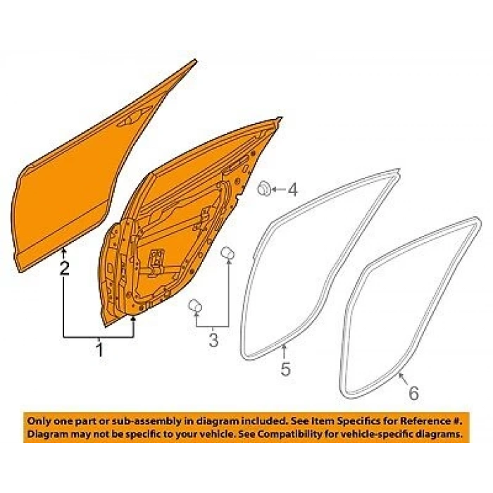 Kapı Elantra Arka 16-20 Sol (Oem No: 77003-F2000)