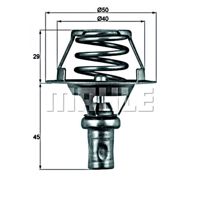 Termostat 91°C R19-Clıo.I-Express 1.4İ *E7J* (Oem No: 7700742617)