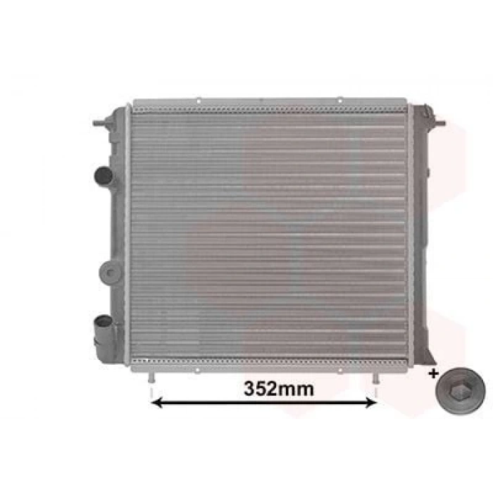 Radyatör Su R19    88-01 / 1.4 Enj. M-T Brazıng (Oem No: 7700784039)