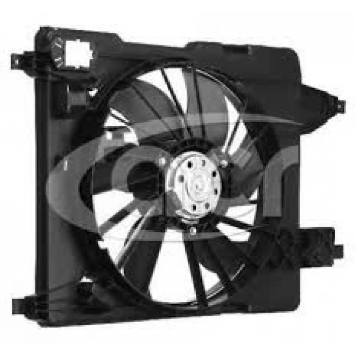 Fan Radyatör Megane Iı 02-08 / Scenıc Iı 03-09 / Kangoo 08Sonrası / 1.4-1.4 16V-1.5 Dcı-1.6 16V-1.9 Dcı-2.0 Davlumbazlı (Oem No: 7701070315)