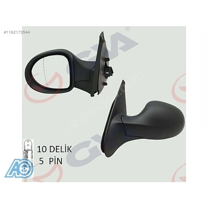 Dıs Dıkız Aynası Sag Elektrıklı Isıtmalı Sensörlü-Elektrıklı Isıtmalı Sensörlü-10H7P Renault Clıo Symbol Thalıa Bm 08-12 (Oem No: 7701070380)