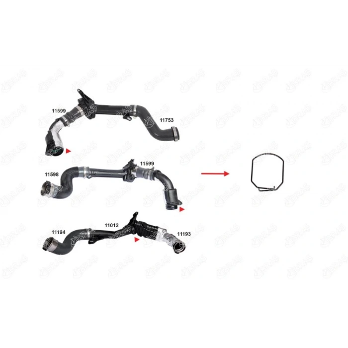 Turbo Hortum Tutucu Yay *Turbo Borusu Sekmanı* Renault Fluence/Megane Iıı/Scenıc Iıı/Kangoo Iıı 1.5 Dci 07- (Oem No: 7701071997)